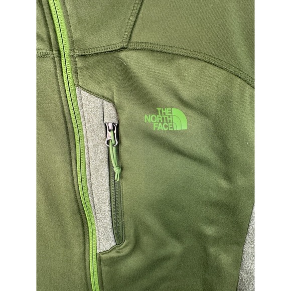 The North Face Jacket Mens Large Green Cinder Tenacious Full Zip Fleece Outdoors - Picture 5 of 13